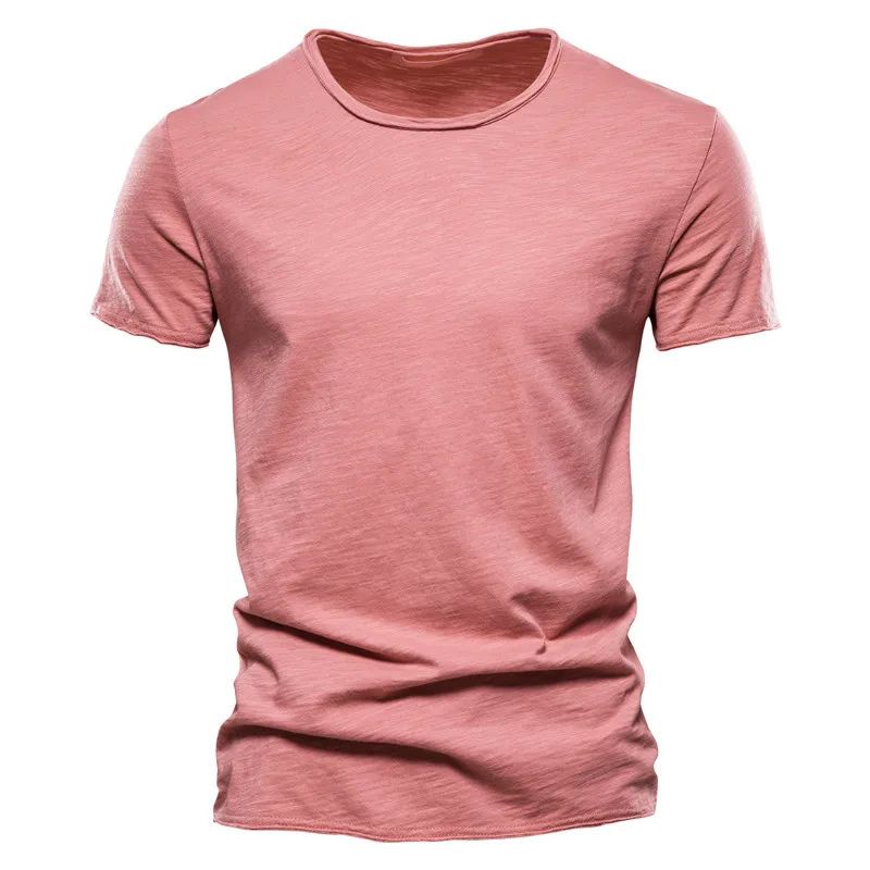 Men's Cotton T-Shirt Breathable Summer White