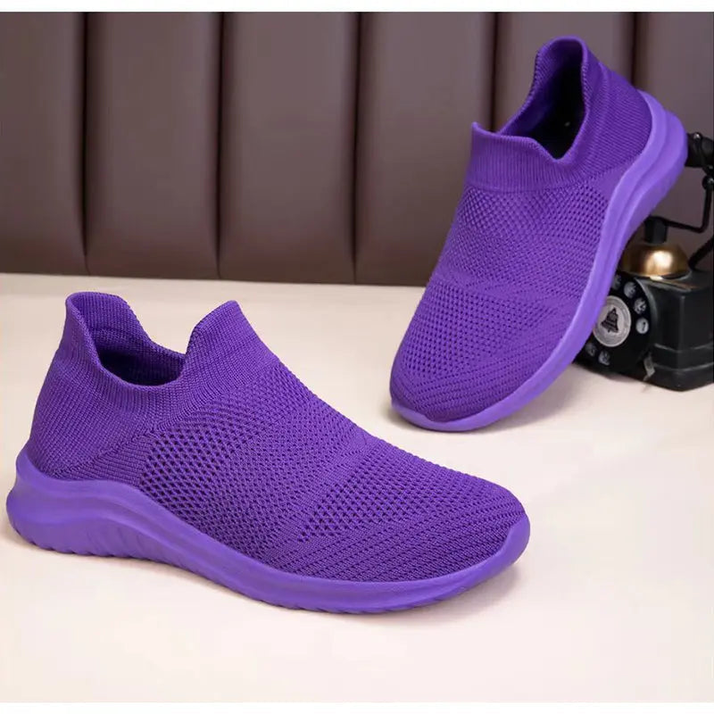 Breathable Knit Sneakers for Men and Women – Stylish & Versatile