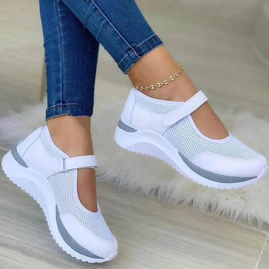 Women's Mary Jane Sneakers Breathable Comfortable - 
Fashinoza