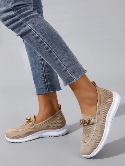 Women's Breathable Slip-On Loafers Comfortable - 
Fashinoza