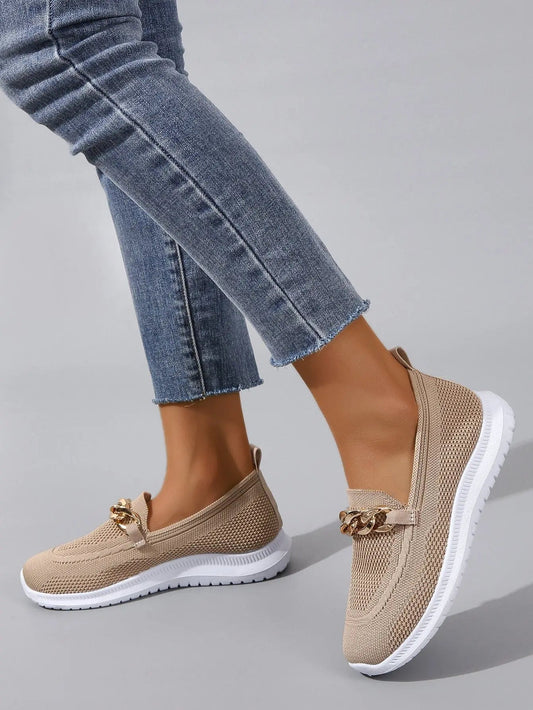 Women's Breathable Slip-On Loafers Comfortable - 
Fashinoza