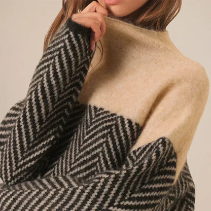 Women's Contrast Sweater