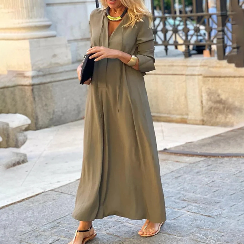 Women's Maxi Dress Elegant Silhouette
