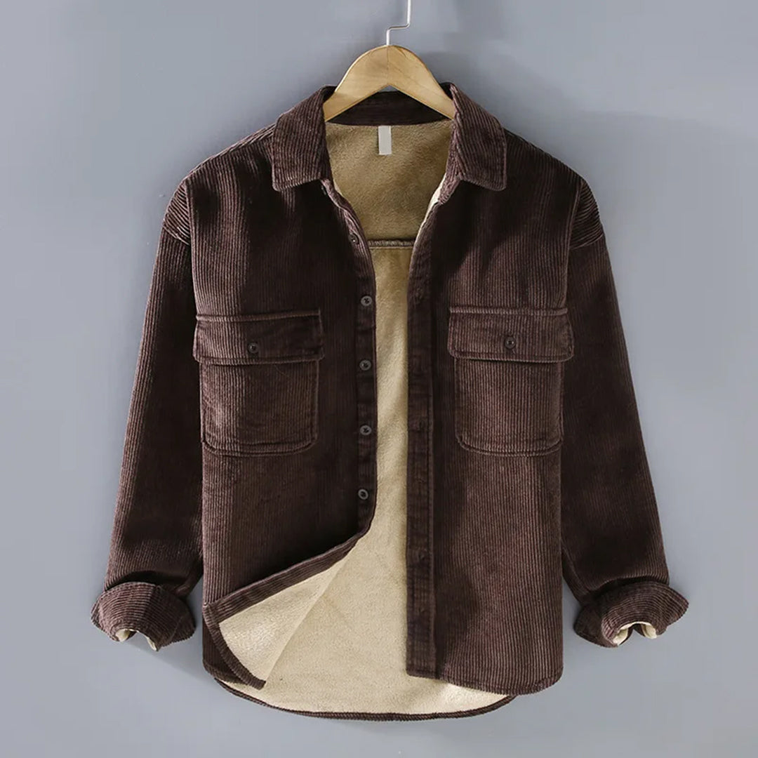 Matthew | Men Spring Button Front Shirt Jacket