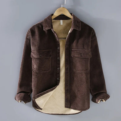 Matthew | Men Spring Button Front Shirt Jacket