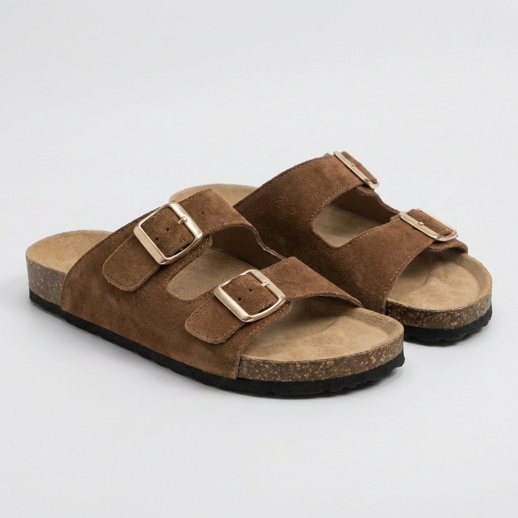 Women's Comfort Sandals Two Strap Casual Summer