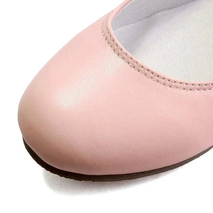 Buckle Strap Black Ballet Flats for Women – Stylish & Comfortable Everyday Footwear