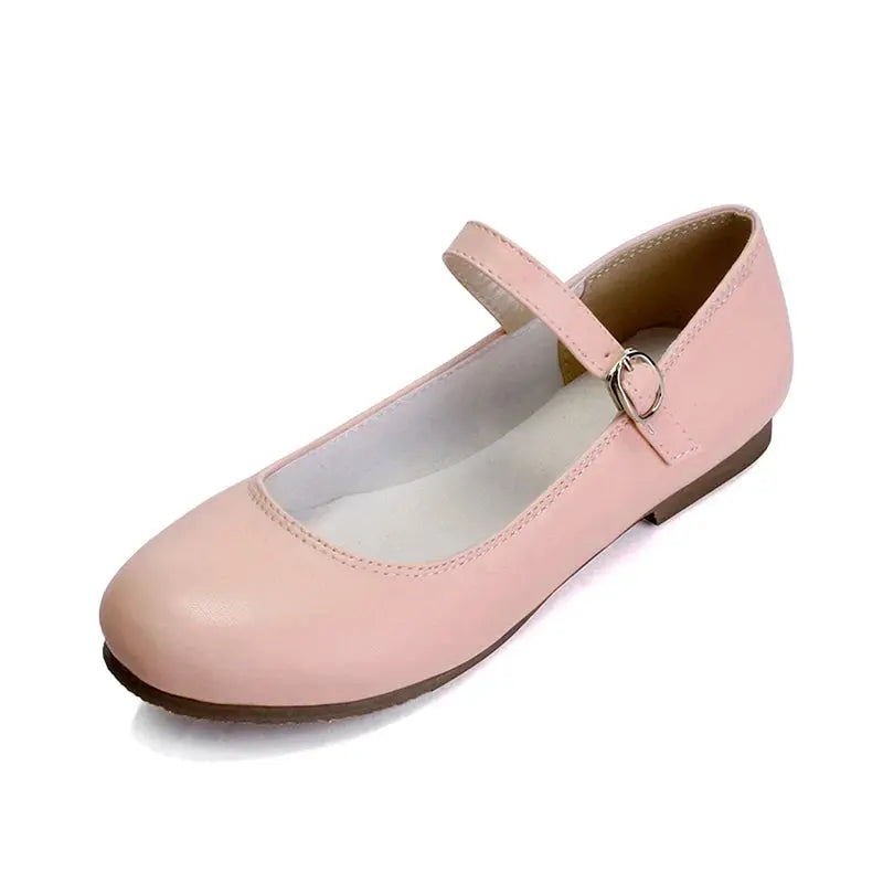 Buckle Strap Black Ballet Flats for Women – Stylish & Comfortable Everyday Footwear