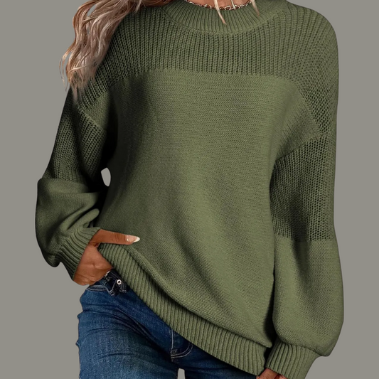 Women's Relaxed Fit Sweater - Fashinoza