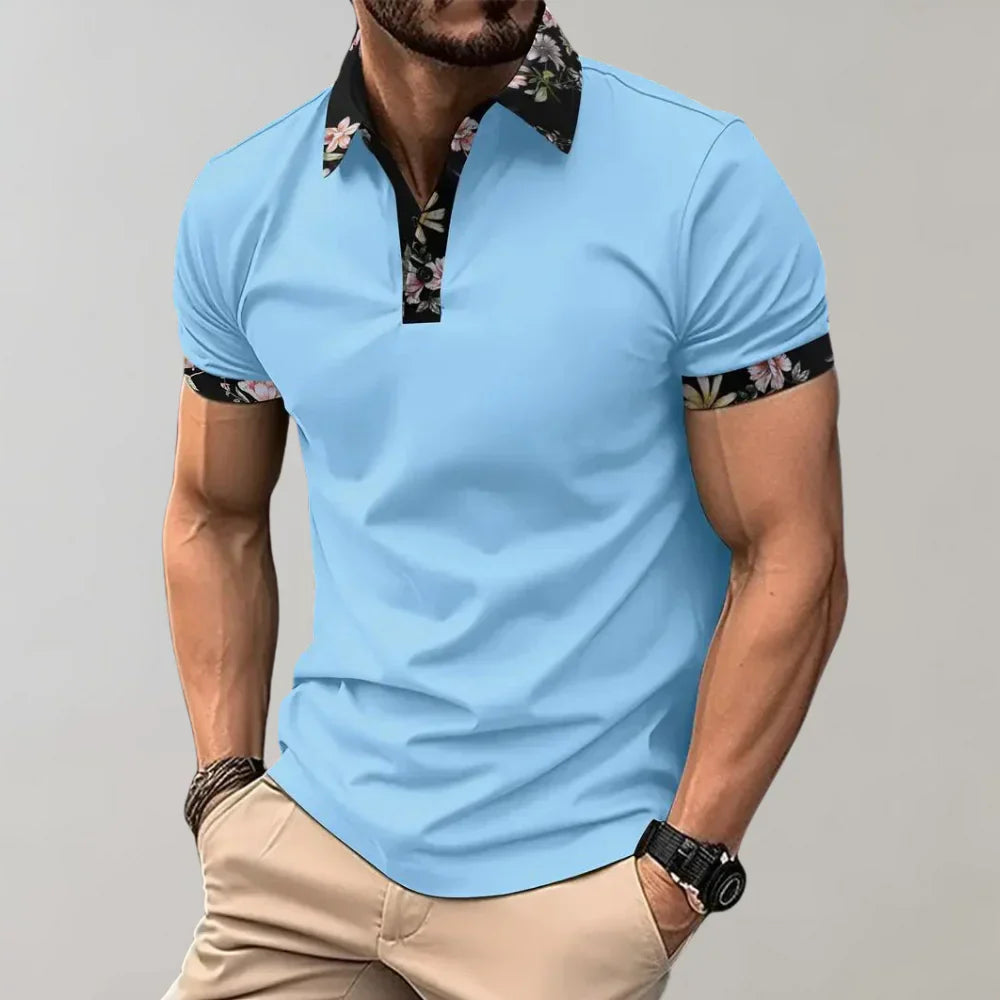Men's Polo Shirt Classic Fit Short Sleeve