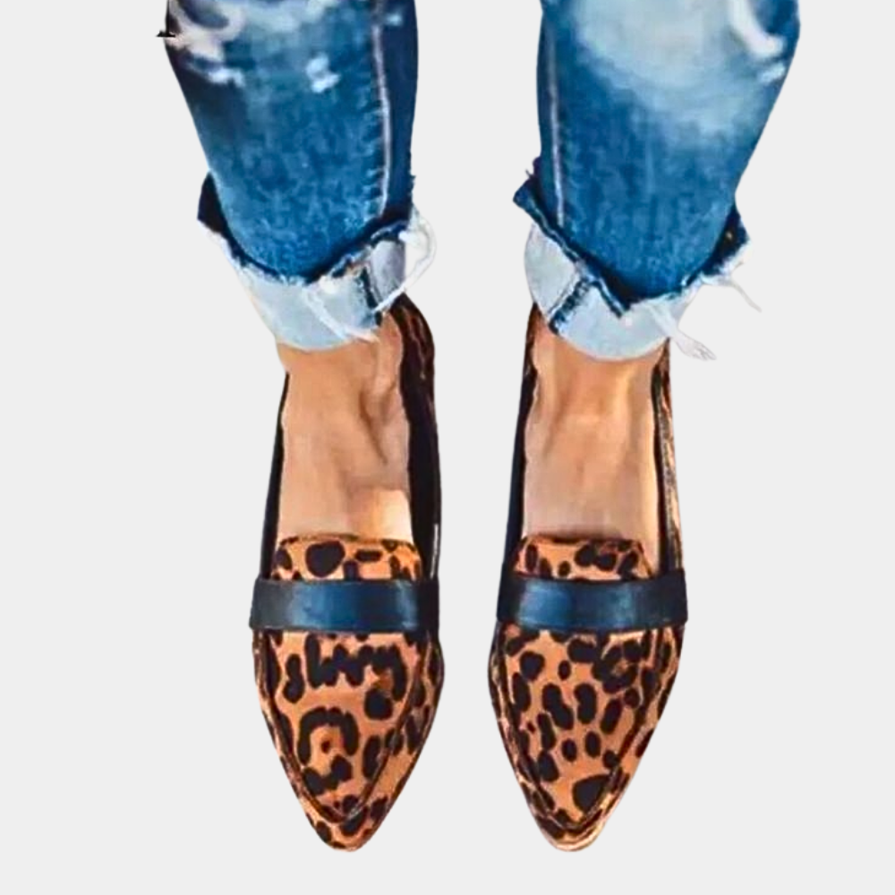 Women's Slip-On Loafers Suede Look