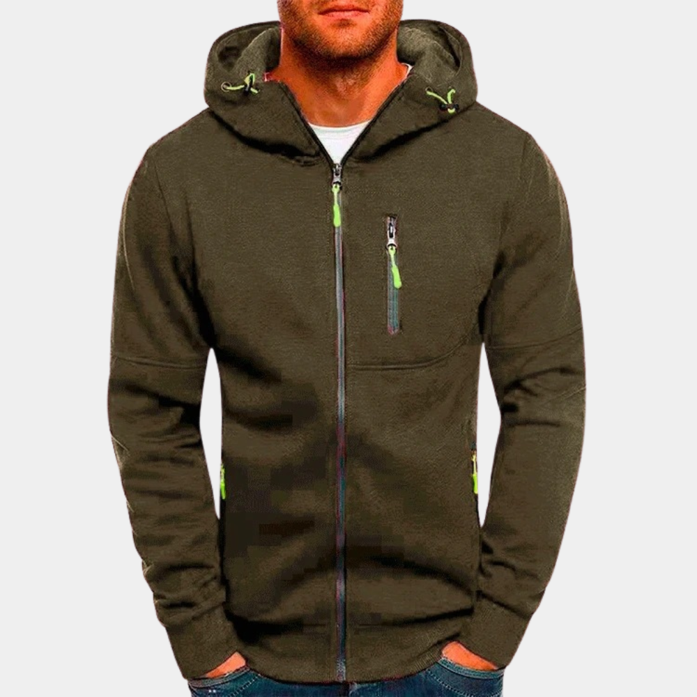 Oliver | Men Spring Zip Up Hoodie