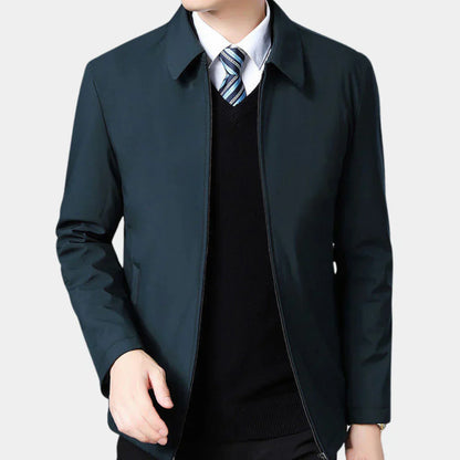 Men's Fall Zipper Jacket Classic Collar