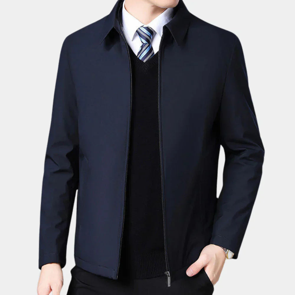 Men's Fall Zipper Jacket Classic Collar