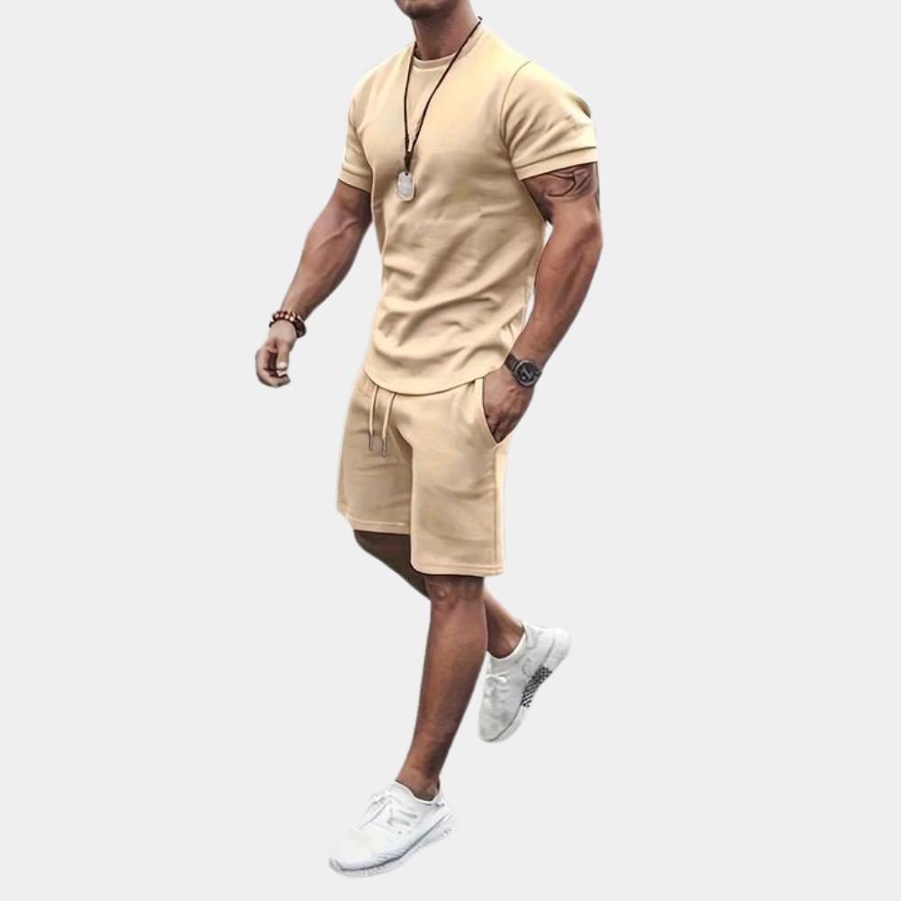 Men's 2-Piece Summer Casual Set - Fashinoza