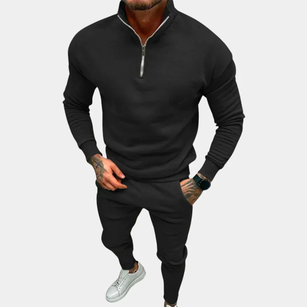 Men's Slim Fit Jogger Suit - Fashinoza