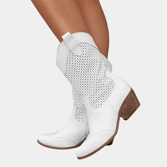 Women's Orthopedic Cowboy Boots - Fashinoza