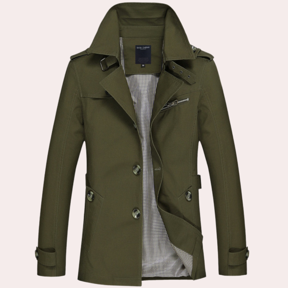 Frank | Men Summer Long Trench Coat