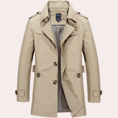 Frank | Men Summer Long Trench Coat
