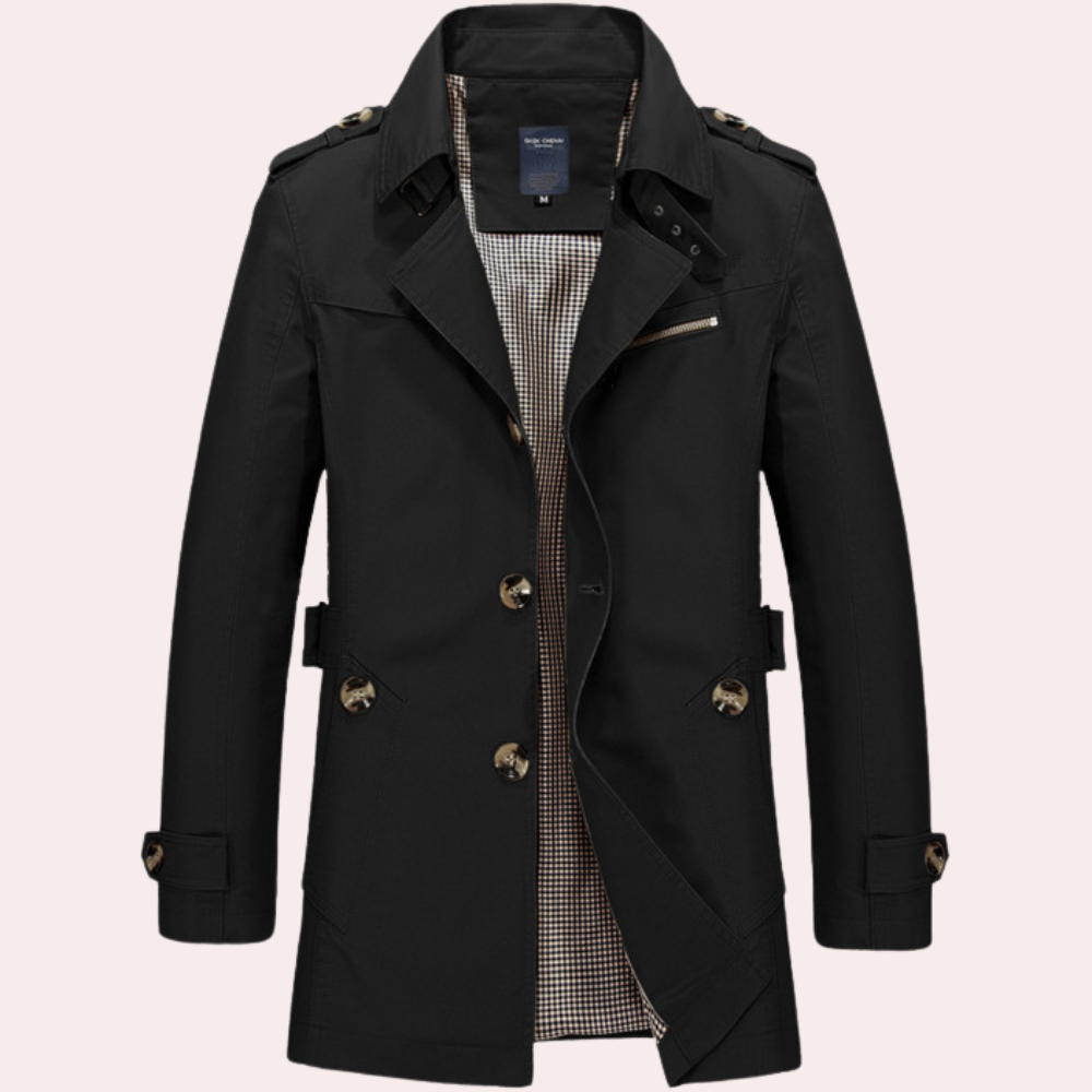 Frank | Men Summer Long Trench Coat