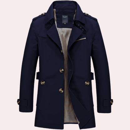 Frank | Men Summer Long Trench Coat