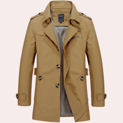 Frank | Men Summer Long Trench Coat