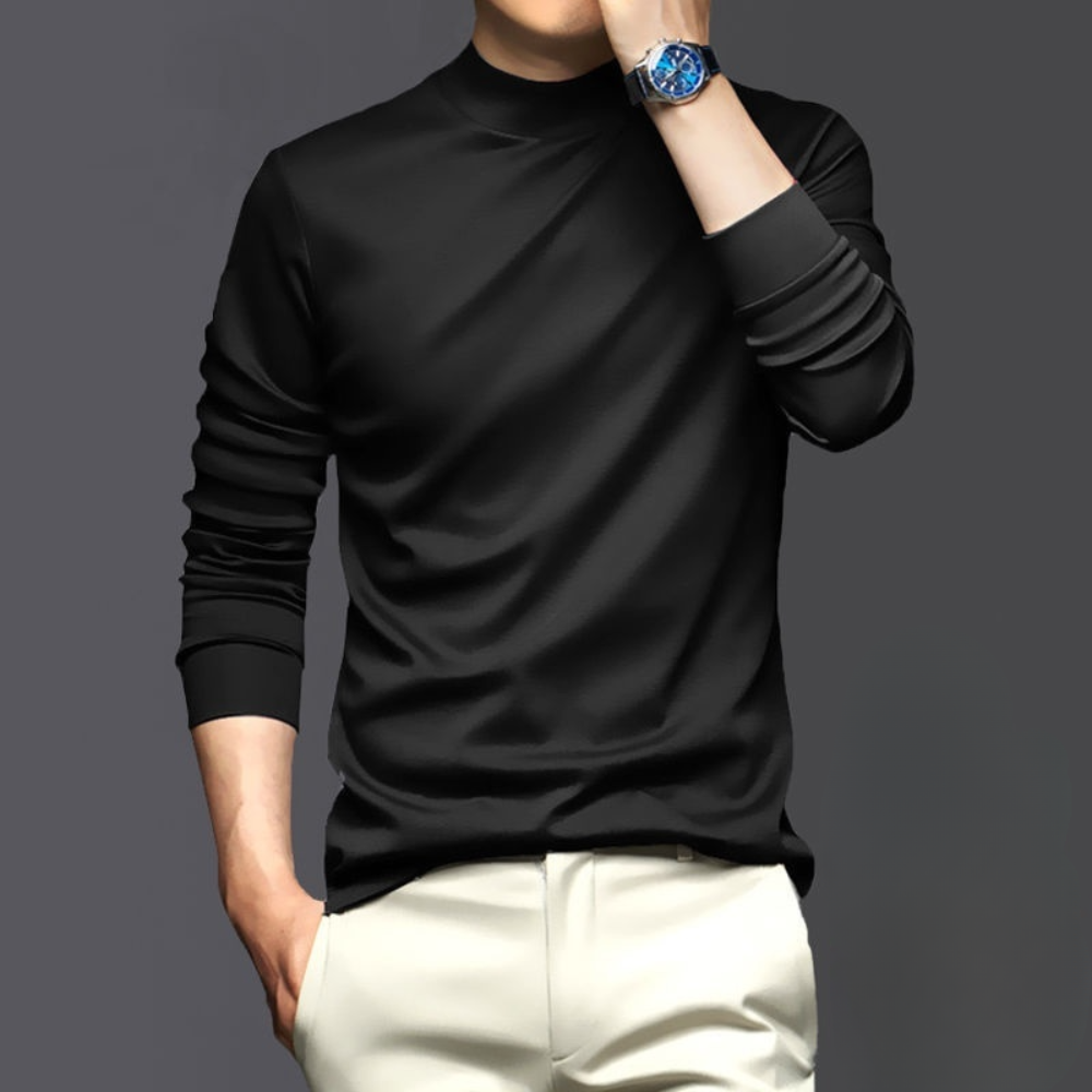 Men's Slim Fit Long Sleeve Shirt - 
Fashinoza