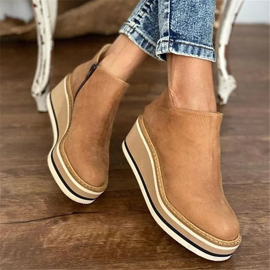 Ella | Women’s Orthopedic Platform Ankle Boots