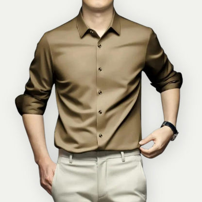 Ami Men's Wrinkle- Dress Shirt - Fashinoza
