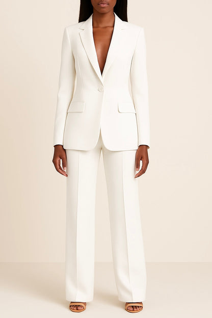 Addison | Women Structured Blazer Pants Set