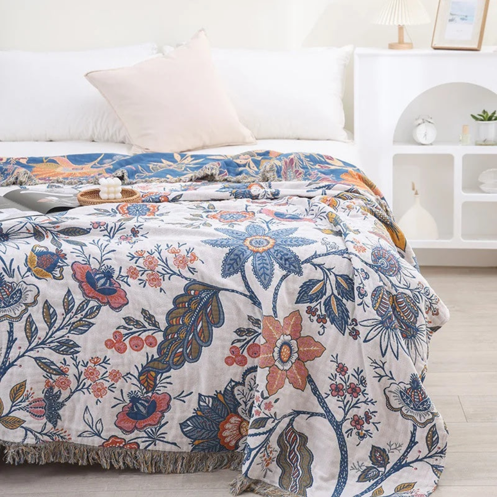 Floral Throw Blanket