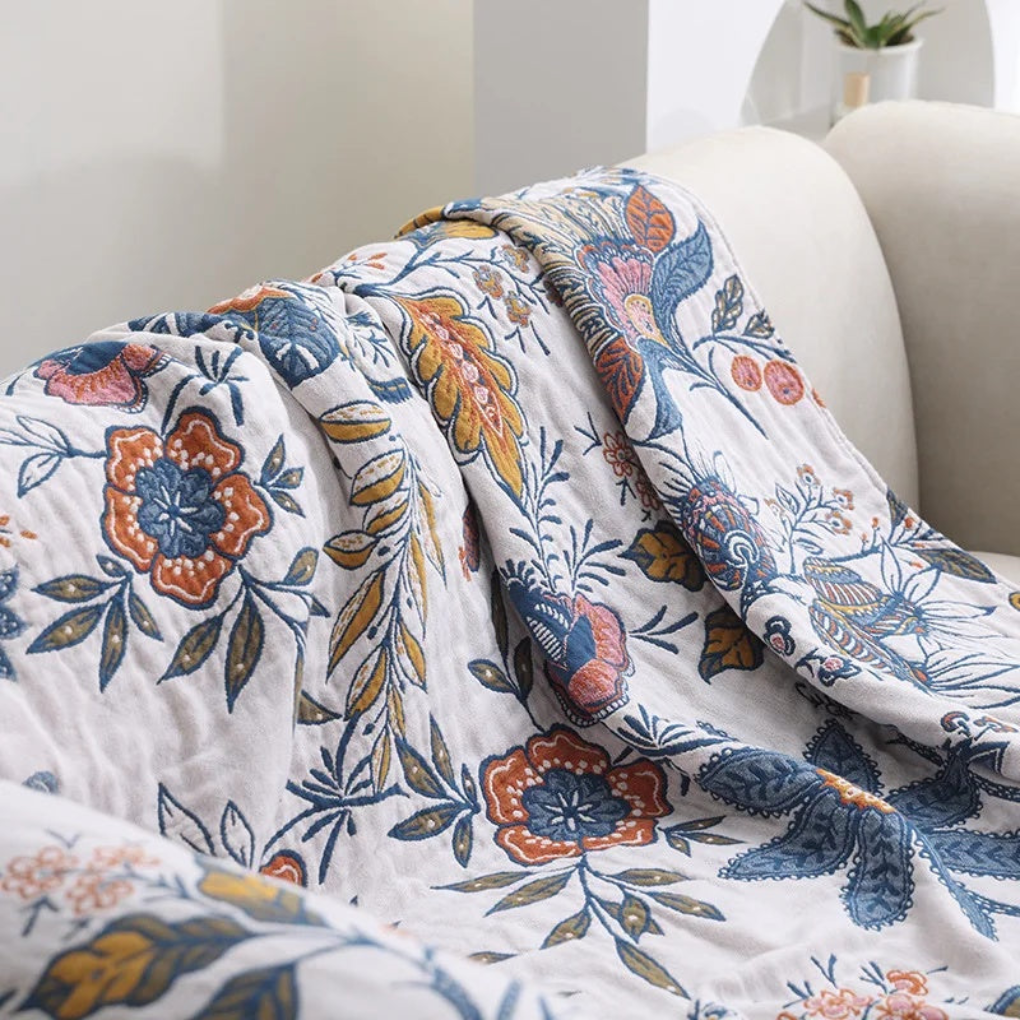 Floral Throw Blanket