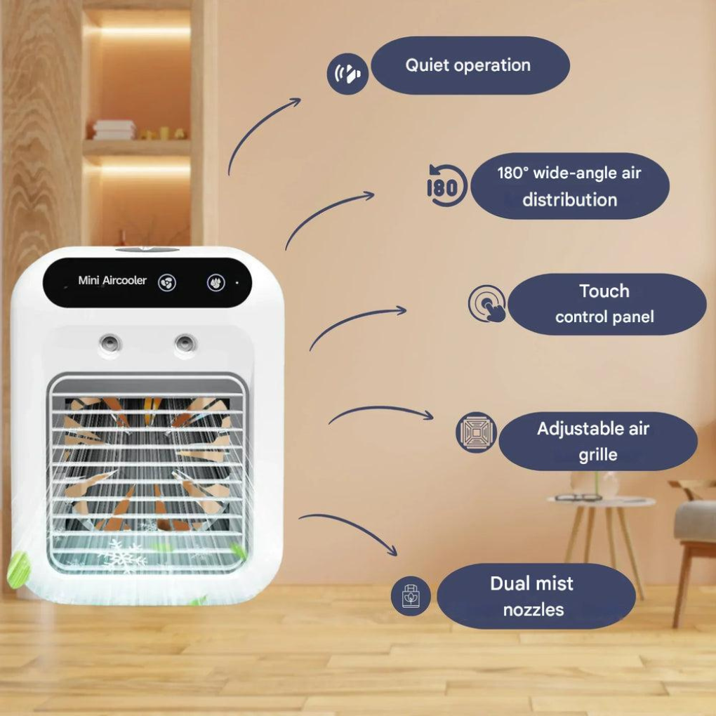 Portable Air Cooler And Essential Oil Diffuser