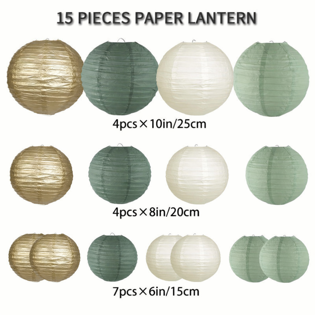 Round Paper Lanterns - Fashinoza