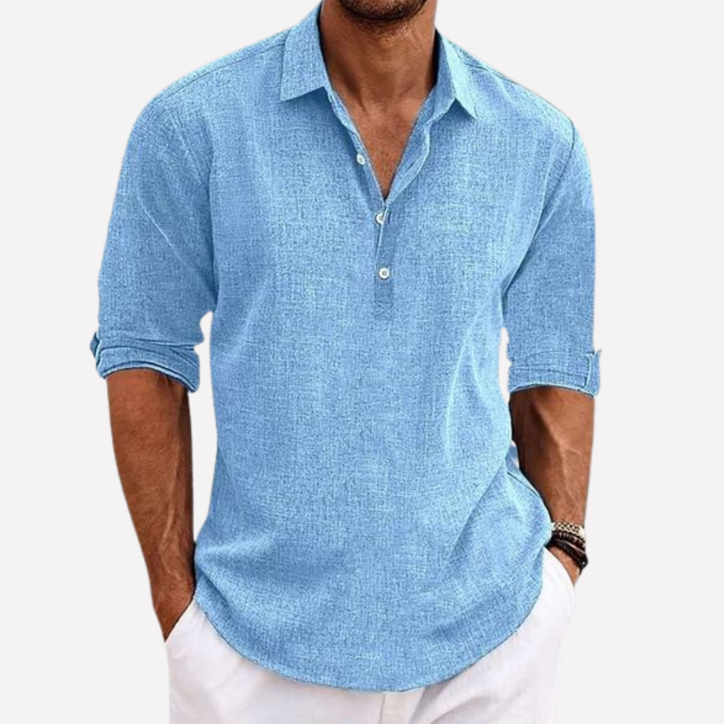 Men's Polo Shirt Cotton Short Sleeve - Fashinoza