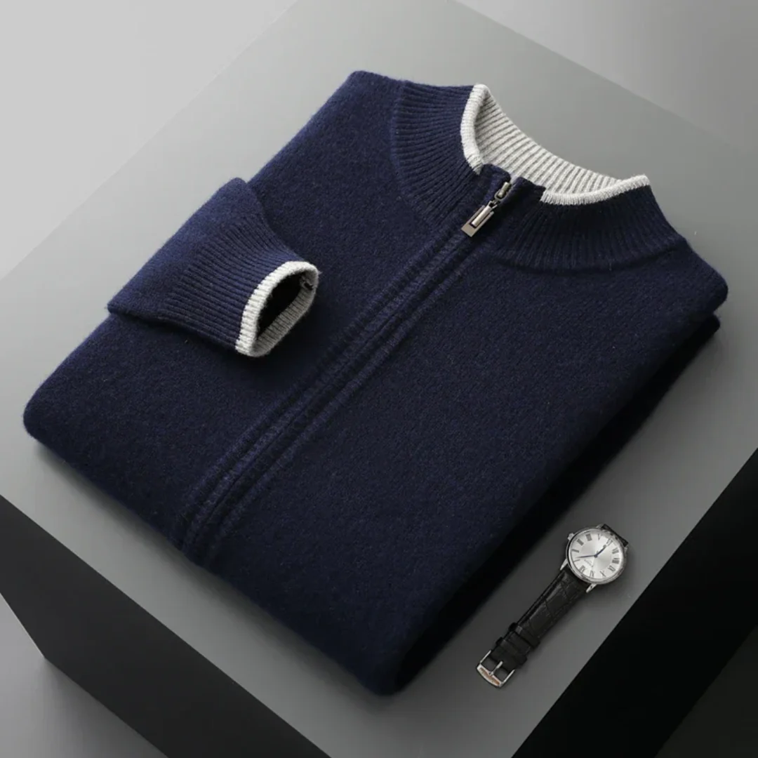 Men's Wool Cardigan Classic