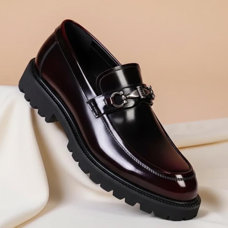 Valentino Men's Leather Loafers - 
Fashinoza