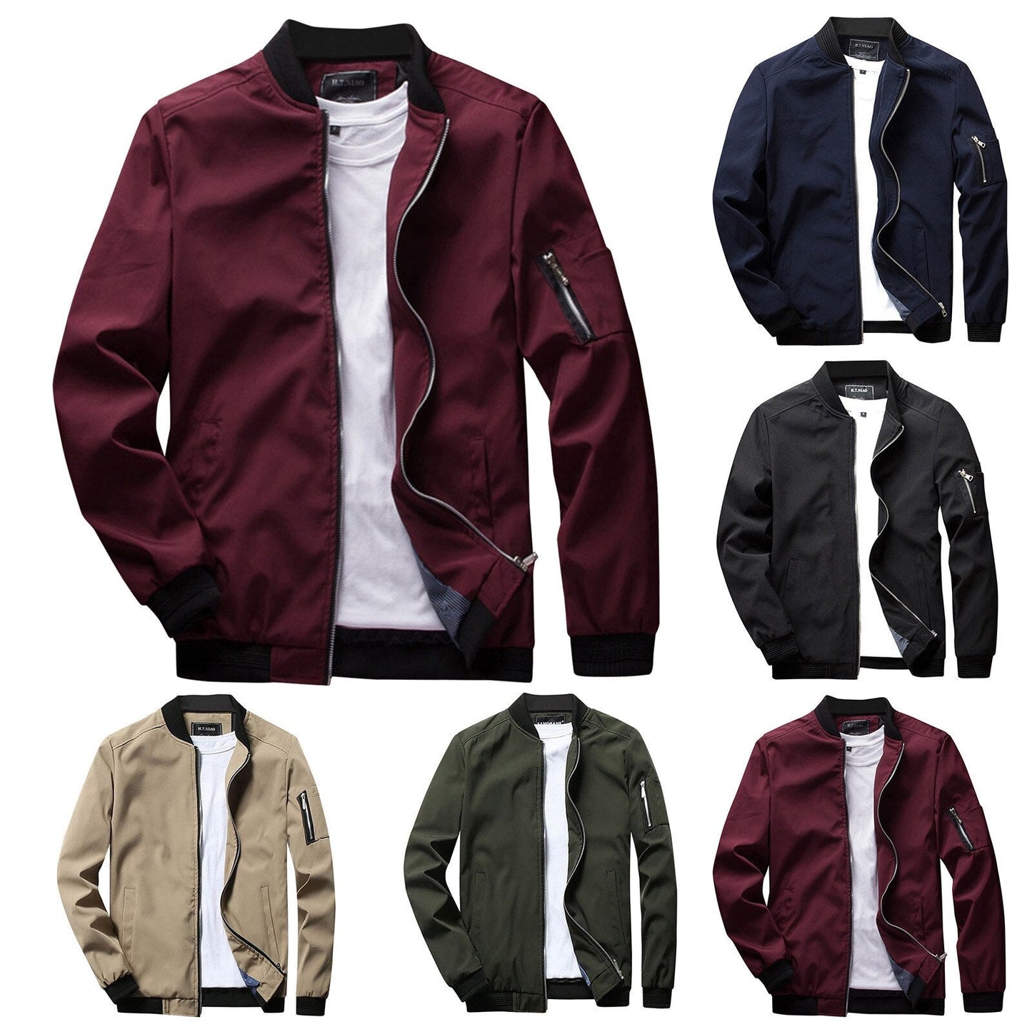 Men's Casual Jacket Comfortable Versatile Style - Fashinoza