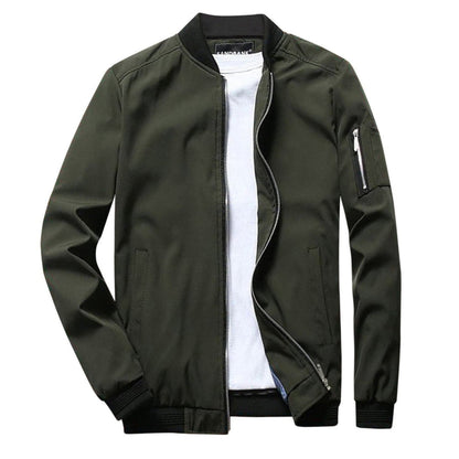 Men's Lightweight Zip-Up Jacket Practical Pocket