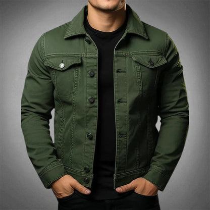 Men's Denim Jacket - Fashinoza