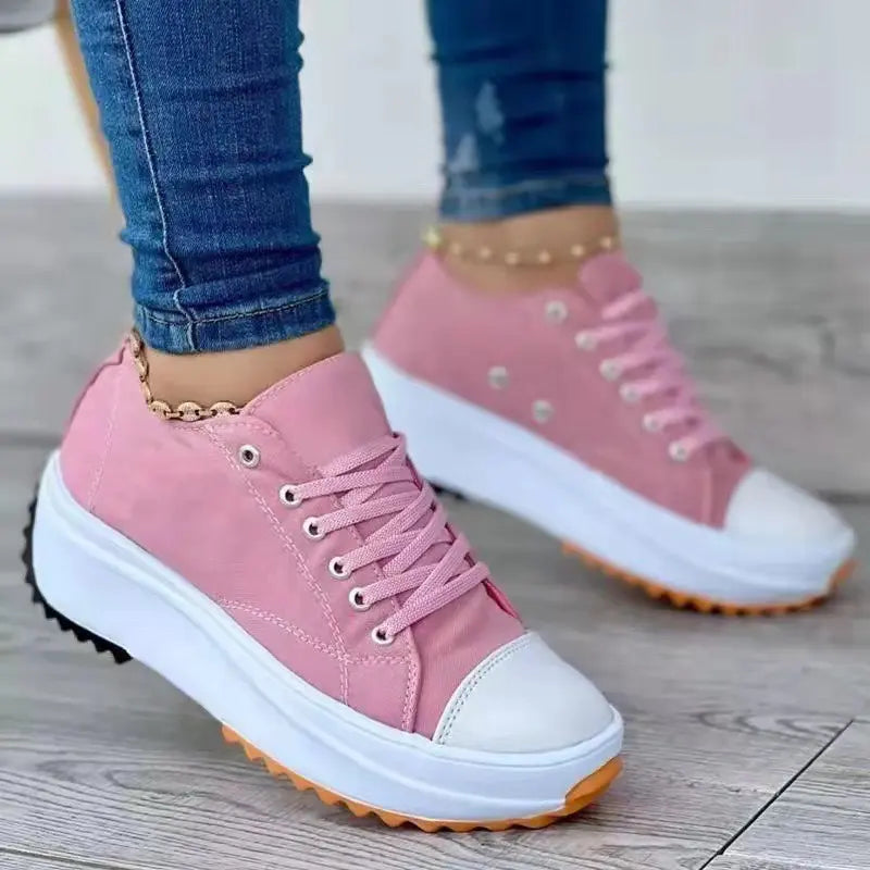 Women's Platform Sneakers Comfortable - 
Fashinoza