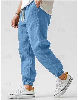 Men's Jogger Pants Elastic Drawstring