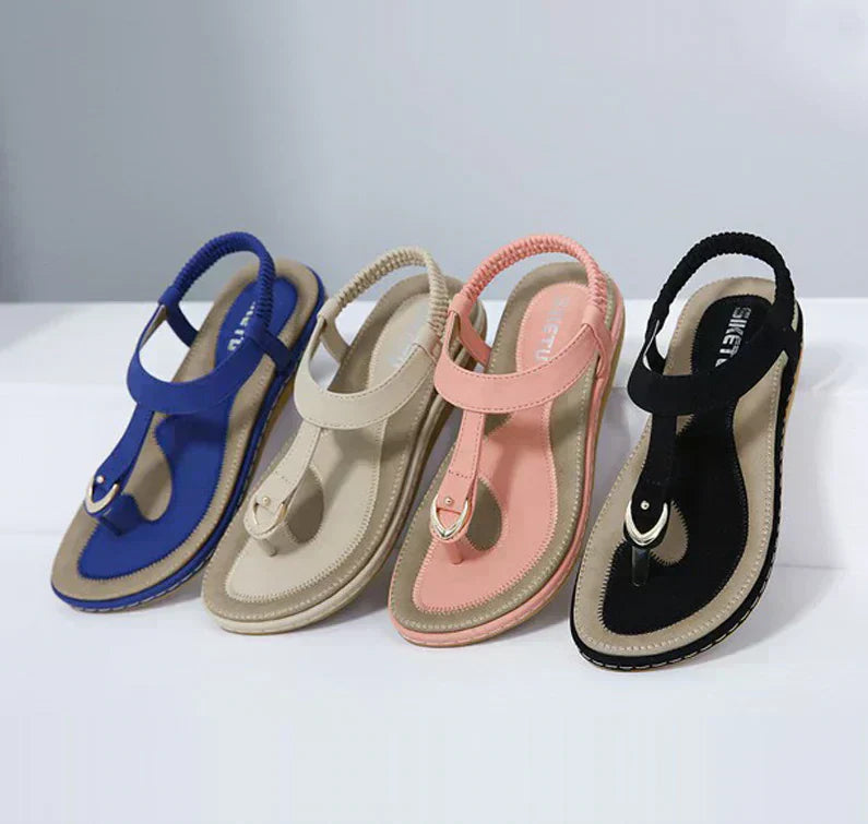 Women's Orthopedic Flat Sandals Arch Support - Fashinoza