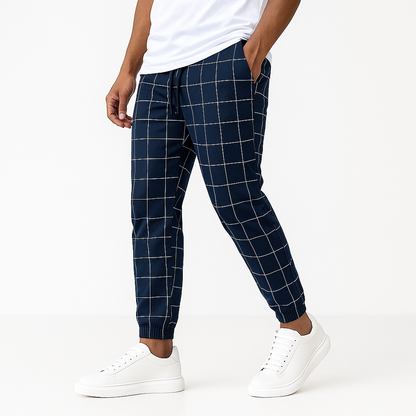 Urban Men's Gridline Pants - 
Fashinoza