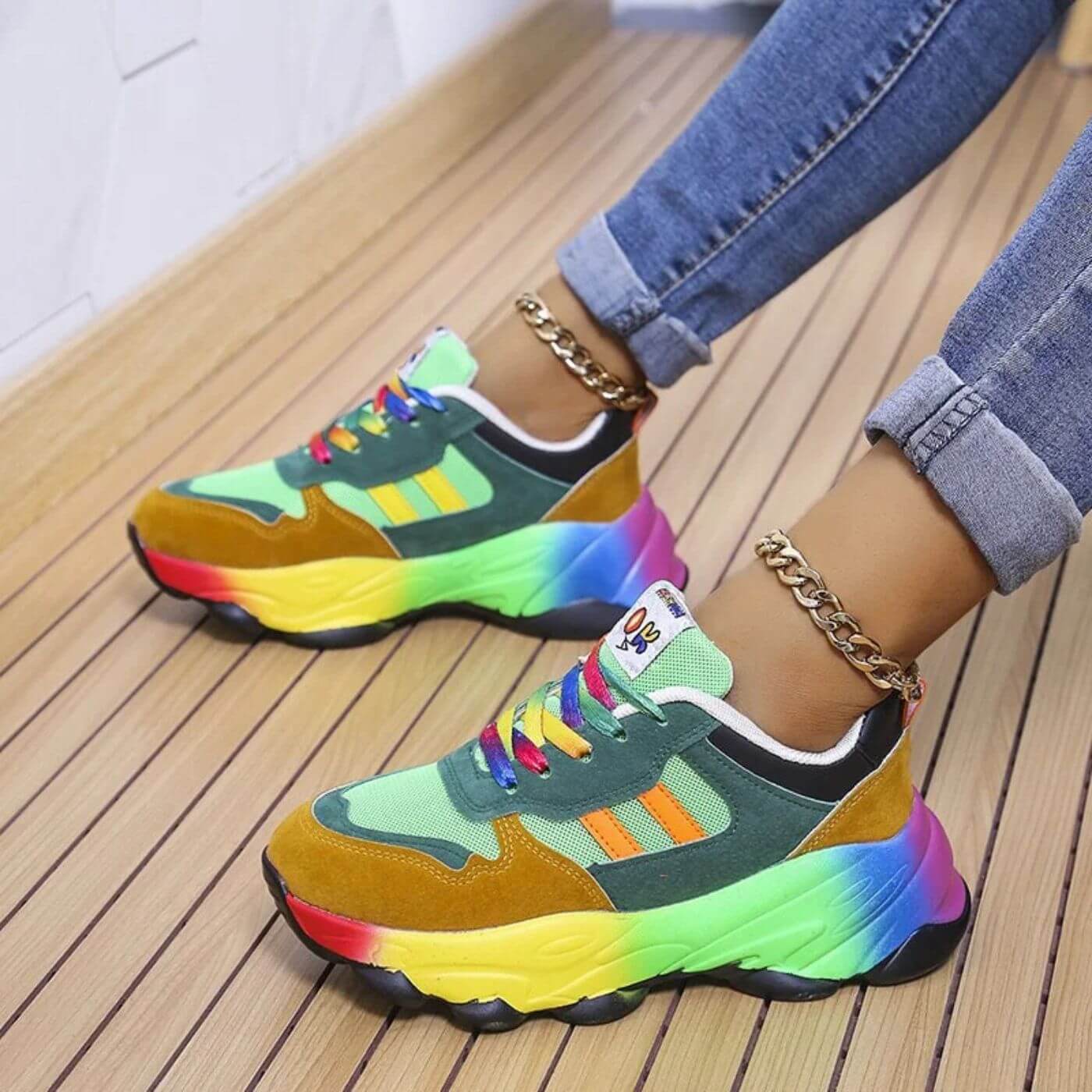 Women's Orthopedic Lace-Up Sneakers