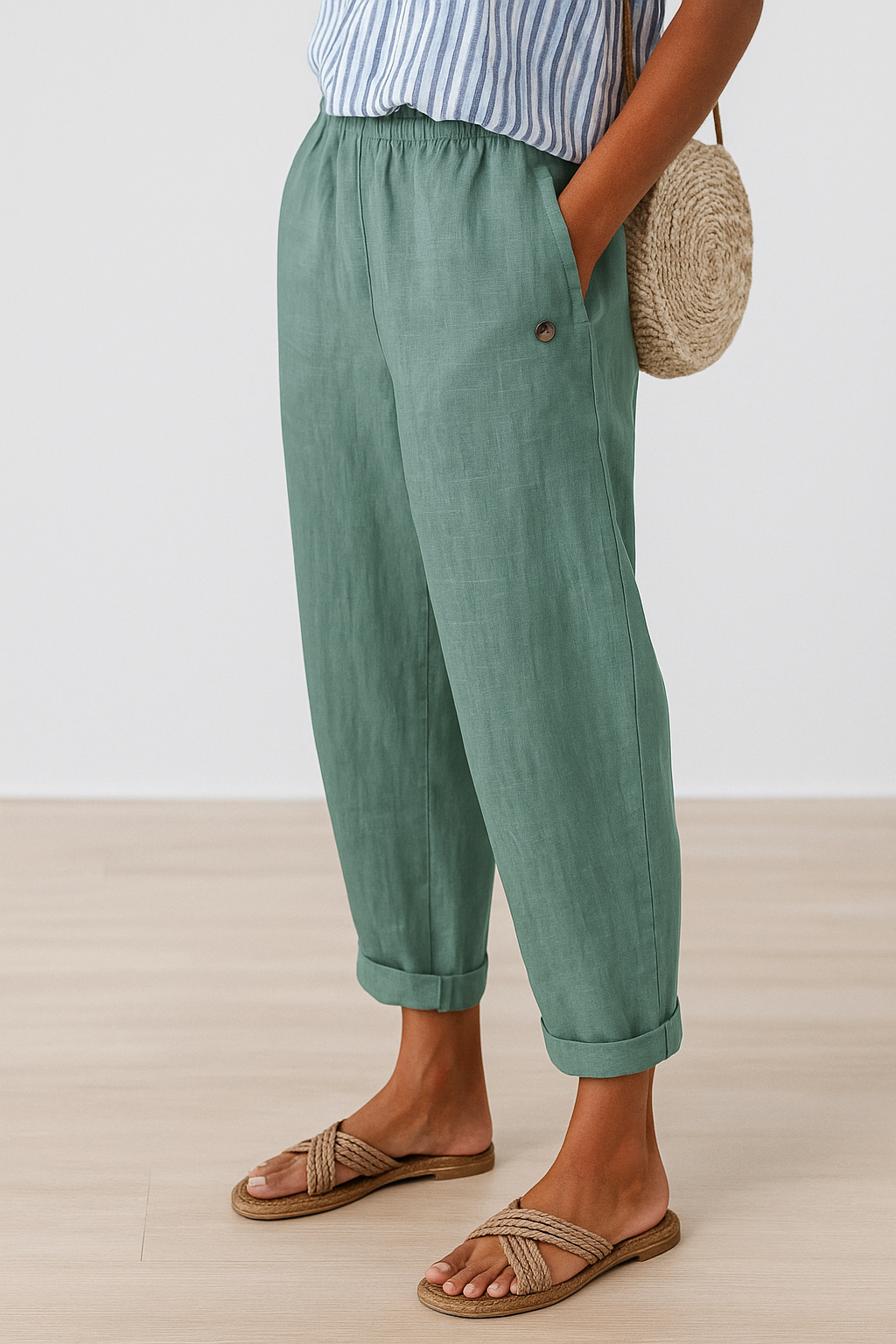 Women's Stylish Pants Side Pockets