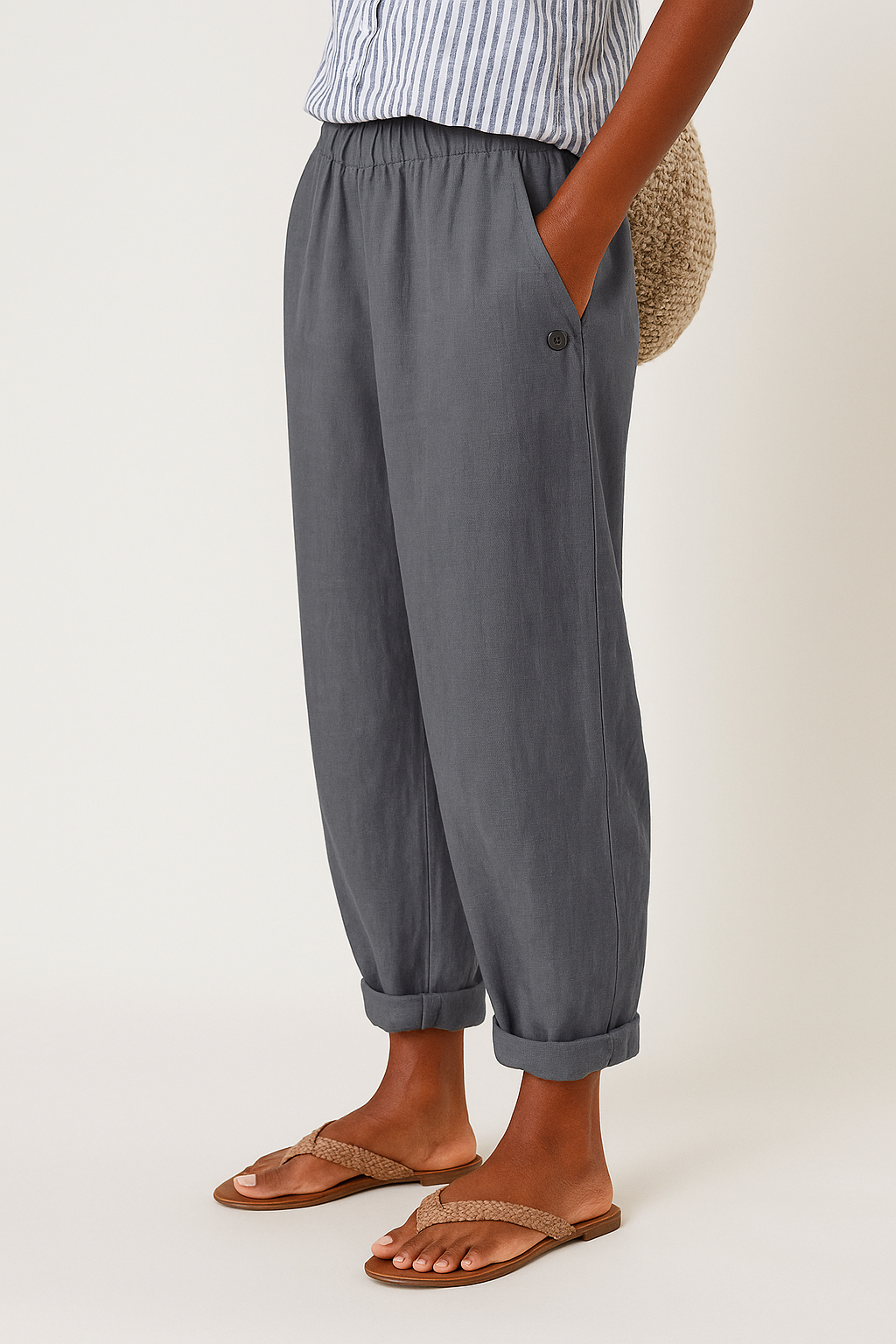 Women's Stylish Pants Side Pockets