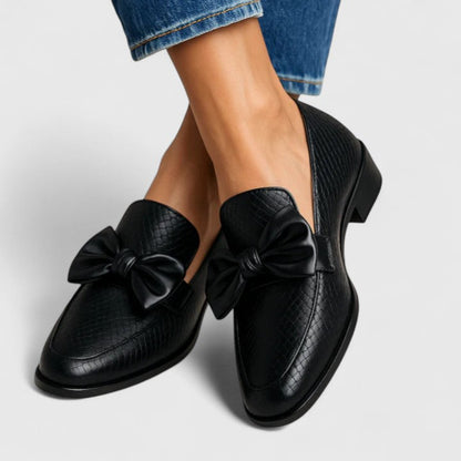 Bow-Detail Classic Loafers
