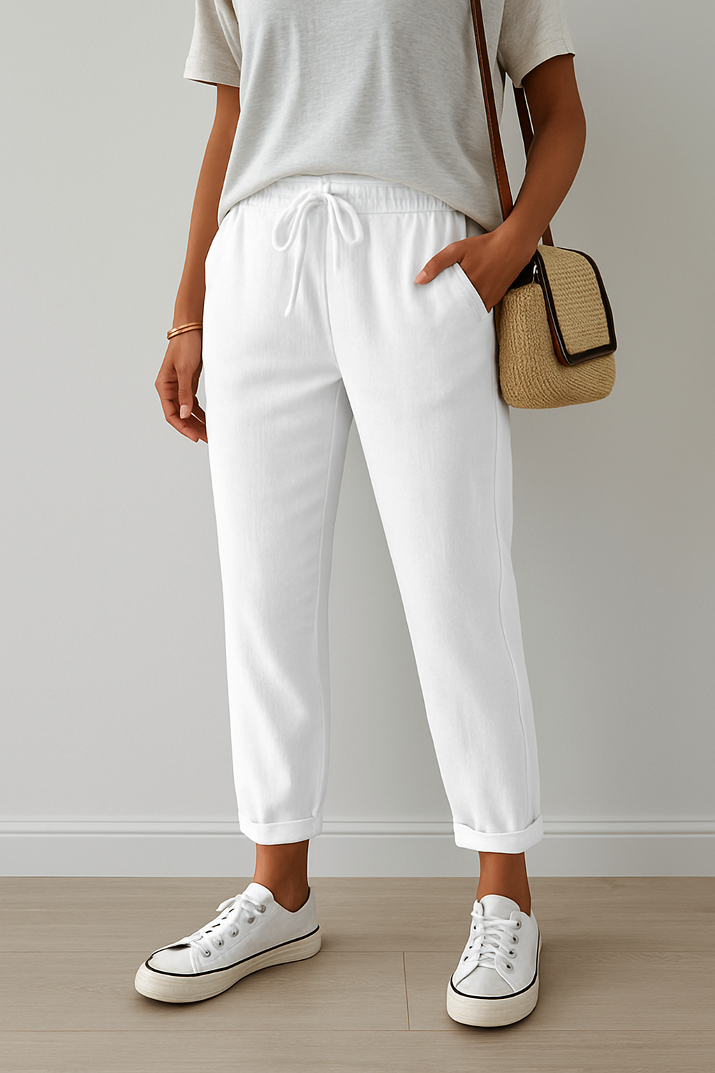 Linen Blend Weekender Pants Breathable