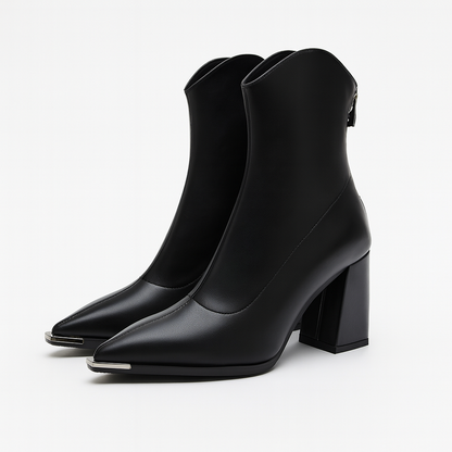 Beatrice | Women’s Spring Pointed Toe Block Boots
